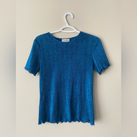 Vintage Blue Blouse - Picture 1 of 2